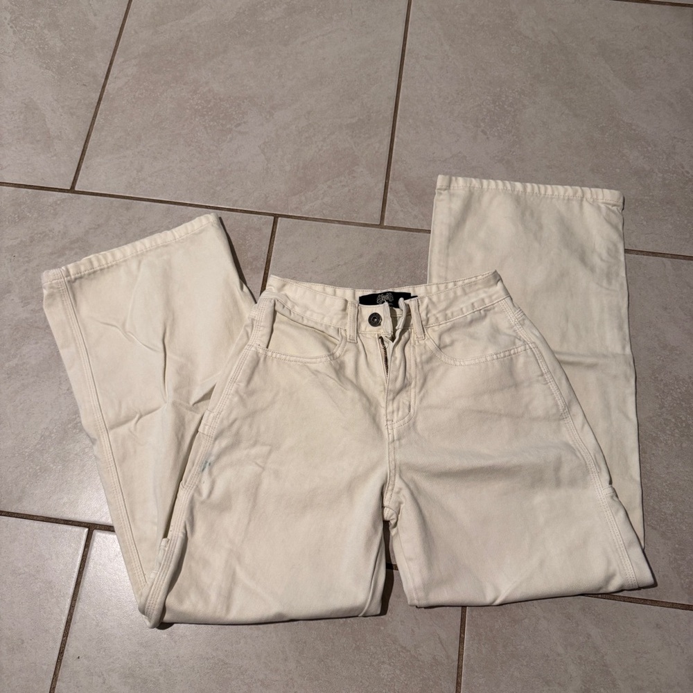 Darc Sport Cream Wide Leg Pants